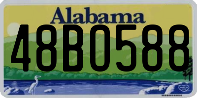 AL license plate 48BO588