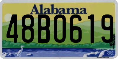 AL license plate 48BO619