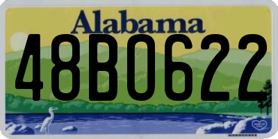 AL license plate 48BO622