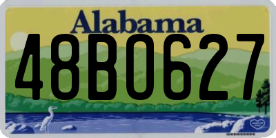AL license plate 48BO627