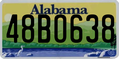 AL license plate 48BO638