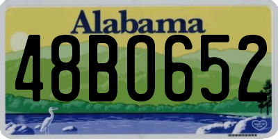 AL license plate 48BO652