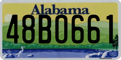 AL license plate 48BO661