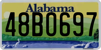 AL license plate 48BO697