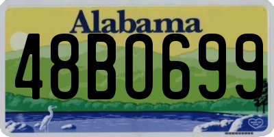 AL license plate 48BO699