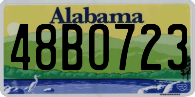 AL license plate 48BO723