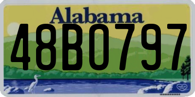 AL license plate 48BO797