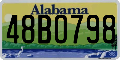 AL license plate 48BO798