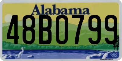 AL license plate 48BO799
