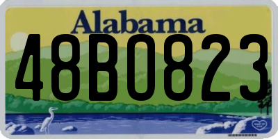 AL license plate 48BO823