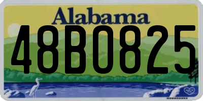 AL license plate 48BO825