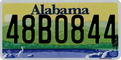 AL license plate 48BO844