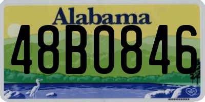 AL license plate 48BO846