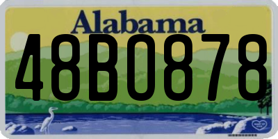 AL license plate 48BO878