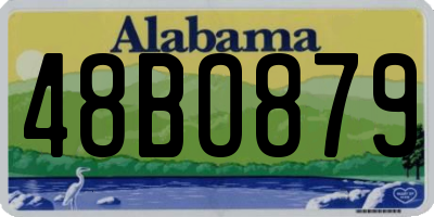 AL license plate 48BO879