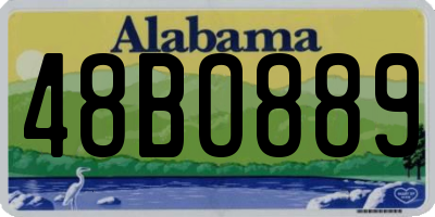 AL license plate 48BO889