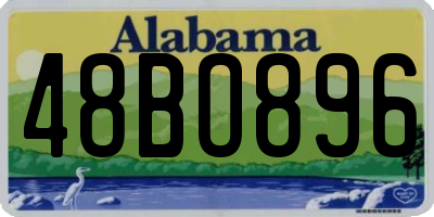 AL license plate 48BO896