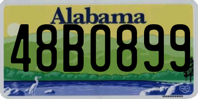AL license plate 48BO899