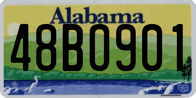 AL license plate 48BO901