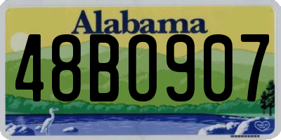 AL license plate 48BO907