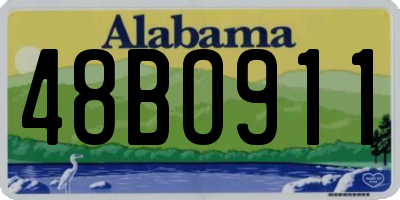 AL license plate 48BO911