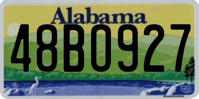 AL license plate 48BO927