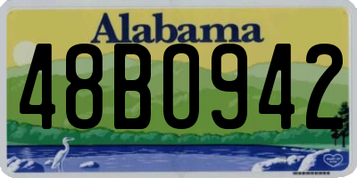 AL license plate 48BO942