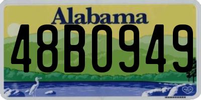 AL license plate 48BO949