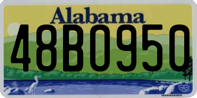 AL license plate 48BO950