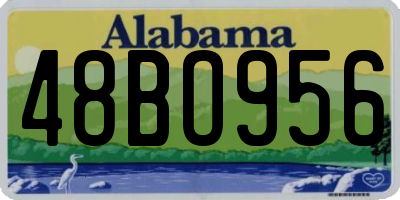 AL license plate 48BO956