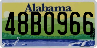 AL license plate 48BO966
