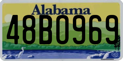 AL license plate 48BO969