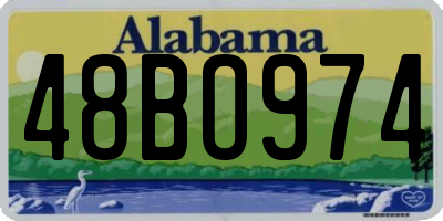 AL license plate 48BO974