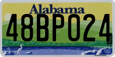 AL license plate 48BP024