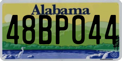 AL license plate 48BP044