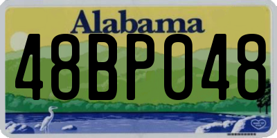 AL license plate 48BP048