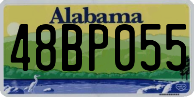 AL license plate 48BP055