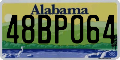 AL license plate 48BP064