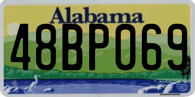 AL license plate 48BP069