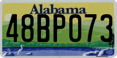 AL license plate 48BP073
