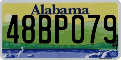 AL license plate 48BP079