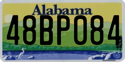 AL license plate 48BP084