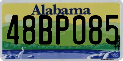 AL license plate 48BP085