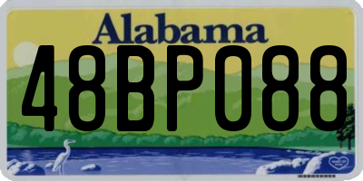 AL license plate 48BP088
