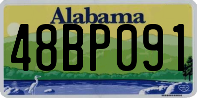 AL license plate 48BP091