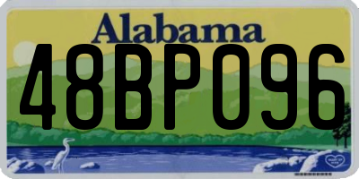 AL license plate 48BP096
