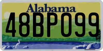 AL license plate 48BP099