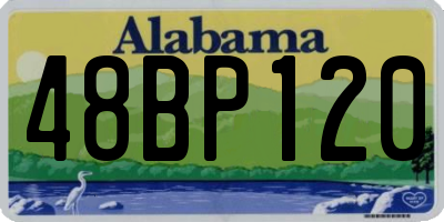 AL license plate 48BP120