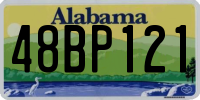 AL license plate 48BP121