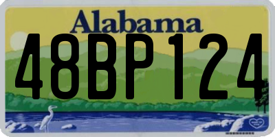 AL license plate 48BP124